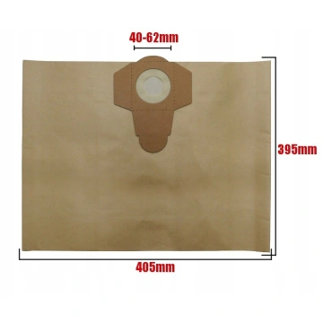 Saci de hartie 35l pentru aspirator industrial 5 bucati 4247 - Img 3