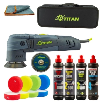 Set masina polish TITAN TDA75 + set Menzerna 4 Pasi PP-11654