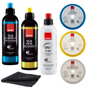 Set Polish in 3 Pasi Rupes D-A (250ml) si Bureti, Cod SW-11697