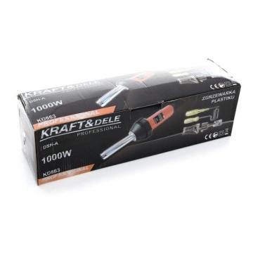 Aparat de lipit cu aer cald 1000W KD863 KraftProfesional - Img 8