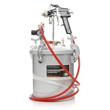 Aparat pneumatic pentru vopsit, rezervor 8L, KD1653 - Img 2