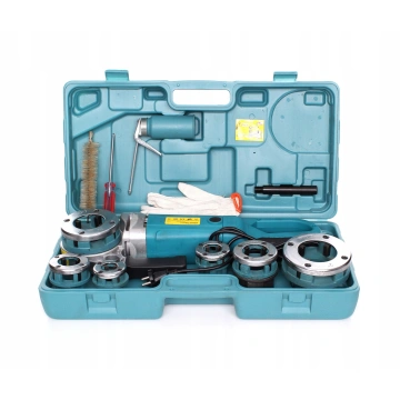Clupa electrica de filetat tevi 592, 1800W, Set 6 capete (1/2" - 2"), include Menghina si Trusa transport - Img 4