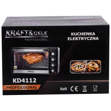 Cuptor electric cu functie de rotisor si accesorii, 48 l, 2000 W, KraftProfesional KD4112 - Img 2