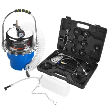 Dispozitiv aerisire frane pneumatic KraftProfesional KD5934, aparat schimb lichid frana 5L - Img 2