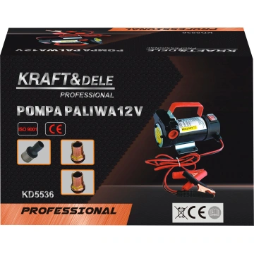 Kit pompa distributie combustibil, 12V, 200W, furtune + pistol KD5536 - Img 10