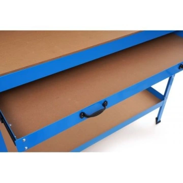 Masa de lucru atelier cu panou scule si sertar, KraftProfesional KD640, 120x60x155 cm - Img 7