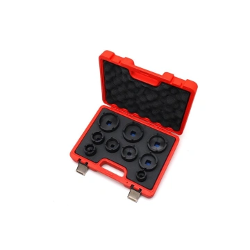 Set chei tubulare pentru piulite cu flansa, KM4-KM12, 9 bucati, KraftProfesional KD12536 - Img 2