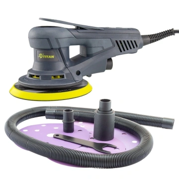 Șlefuitor Orbital Fără Perii Titan PESM8-150-EC, 350W, Cursă 8mm, Afișaj Digital
