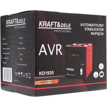 Stabilizator Automat de Tensiune AVR 5000VA / 5kW Kraft&Dele KD1935 - Img 8