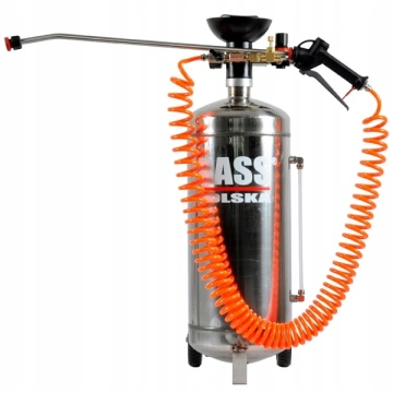 Nebulizator pneumatic de spuma pentru spalare Inox Bass Polska 4041, rezervor 25L - Img 9