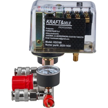 Presostat trifazat + racord în T KD2169 - Img 8