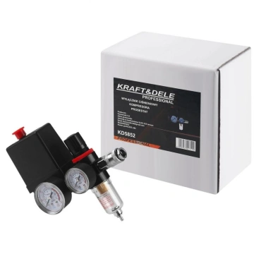 Presostat universal cu dezumidificator regulator pe presiune manometru KD5852 - Img 10
