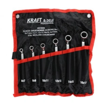 Set chei inelare cu cot, 6-17mm, 6 piese, KD10928 - Img 2