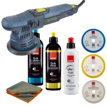 Set masina polish TITAN TDA09, paste Rupes 3 pasi si bureti, 1l, TDA09RUPES3-2