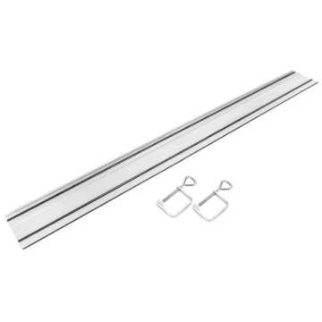 Set sina de ghidare si 2 cleme - fierastrau circular de mana, 1400x180 mm