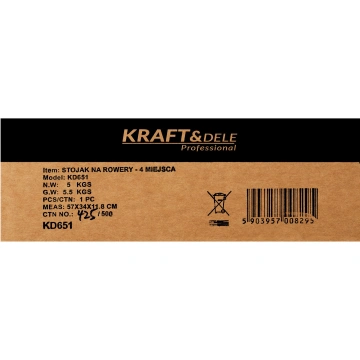 Suport parcare pentru biciclete cu 4 locuri, KD651 - Img 10