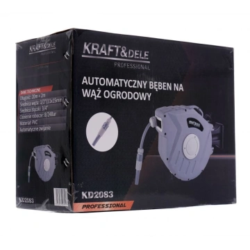 Tambur automat pentru furtun de gradina 10m KD2081 KraftProfesional - Img 6
