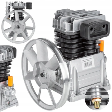 Cap compresor aer cu 2 cilindri pistoane pentru 2.2kW 500L min H2065