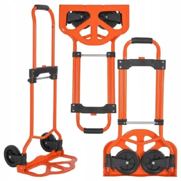 Carucior transport pliabil, Kraft&Dele, aluminiu, 70 kg, KD3092 - Img 2