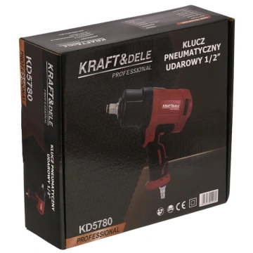 Cheie pneumatică de impact 1/2 inch KraftProfesional KD5780, cuplu maxim 1900 Nm, mecanism Twin Hammer - Img 2