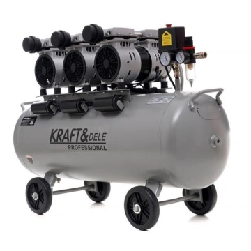 Compresor fara ulei, 3 x 1500 W, 100 l, KraftProfesional KD1397 - Img 5