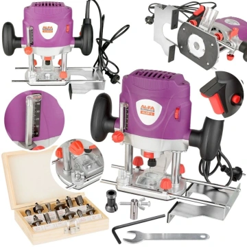Freza verticala AL-FA ALER18 1800W reglabila 6x8mm 50mm adancime