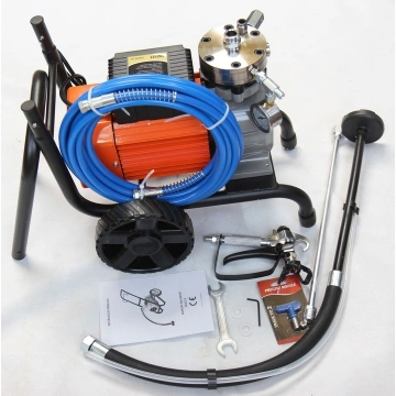 Masina aparat statie vopsit zugravit 3500W pompa vopsea var lac lavabil 225bar 15Lmin KraftProfesional KD2123 - Img 2