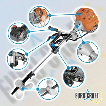 Motor de barca in 2 timpi Eurocraft ECSL60, 6 CP, Pornire Manuala - Img 12