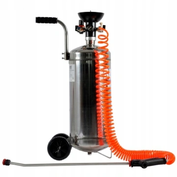 Nebulizator pneumatic de spuma pentru spalare Inox Bass Polska 4041, rezervor 25L - Img 4