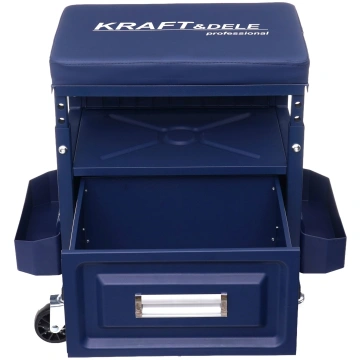 Scaun de Atelier Mobil cu Sertar si Spatii de Depozitare Kraft&Dele KD10761 - Img 4