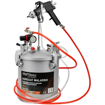 Sistem de vopsit pneumatic Kraft&Dele KD5793, Rezervor 10L, Duză 2mm, Profesional - Img 12