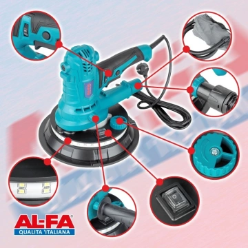 Slefuitor pentru pereti si tavane led sac pentru praf ALDWS15 - Img 2