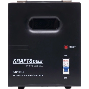 Stabilizator Automat de Tensiune AVR 5000VA / 5kW Kraft&Dele KD1935 - Img 2
