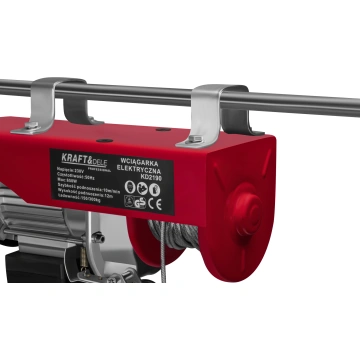 Troliu electric palan KD2190, 230V, 650W,pentru atelier/garaj - Img 8