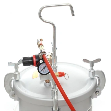Aparat pneumatic pentru vopsit, rezervor 8L, KD1653 - Img 3