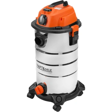 Aspirator industrial Kraft&Dele pentru deșeuri uscate și umede, 30 L, 1600 W, KD5175 - Img 10