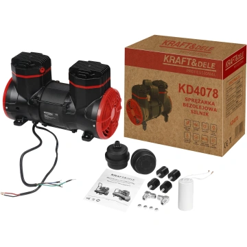 Cap compresor de aer fara ulei - motor 1500W 2800rpm, 4078 - Img 2