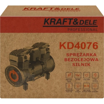Compresor de aer fără ulei - motor 1390W 4076 - Img 2
