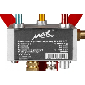 Cric pneumatic, 3 perne, maner reglabil, 6T, MXPP6T - Img 8