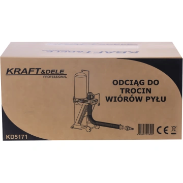 Exhaustor aspitator rumegus 600W,75L KD5171 - Img 2