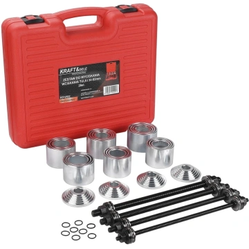 Kit demontare/montare bucșe suspendare și rulmenți KraftProfesional KD12502, 28 elemente - Img 5
