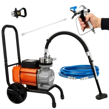 Pompa de Zugravit Airless 2178 3.5kW Aparat Profesional Vopsea Lavabila KraftProfesional