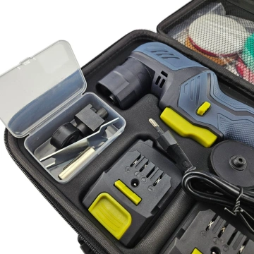 Set Mașină de Polishat Orbitală cu Acumulator Titan TDA1212B, 12V, 2.0Ah, Orbită 12mm - Img 12