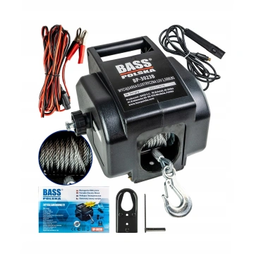 Troliu electric portabil auto atv barci 1,5 T 12V 3023 - Img 6