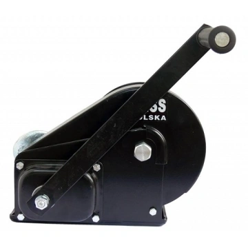 Troliu manual cu manivela si frana, 2250kg, cablu 15m, 3014 - Img 6