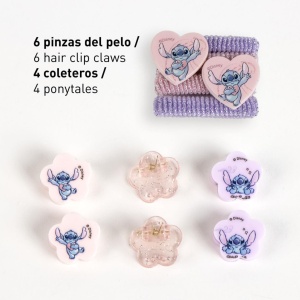 Disney Lilo și Stitch Alien Heart set de clamă de păr și elastic de păr în cutie - Img 2