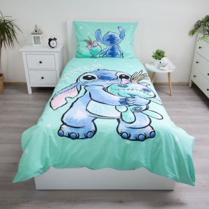 Disney Lilo și Stitch Buddies lenjerie de pat 140×200cm, 70×90 cm - Img 2