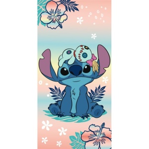 Disney Lilo și Stitch Flower Island prosop de baie, prosop de plajă 70x140cm (Uscare Rapidă)