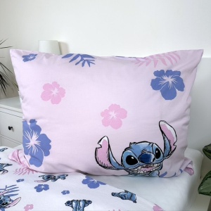 Disney Lilo și Stitch Pink lenjerie de pat 140×200cm, 70×90 cm - Img 4
