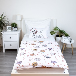 Disney Marie Friends husa de pat pentru copii 100×135 cm, 40×60 cm - Img 3